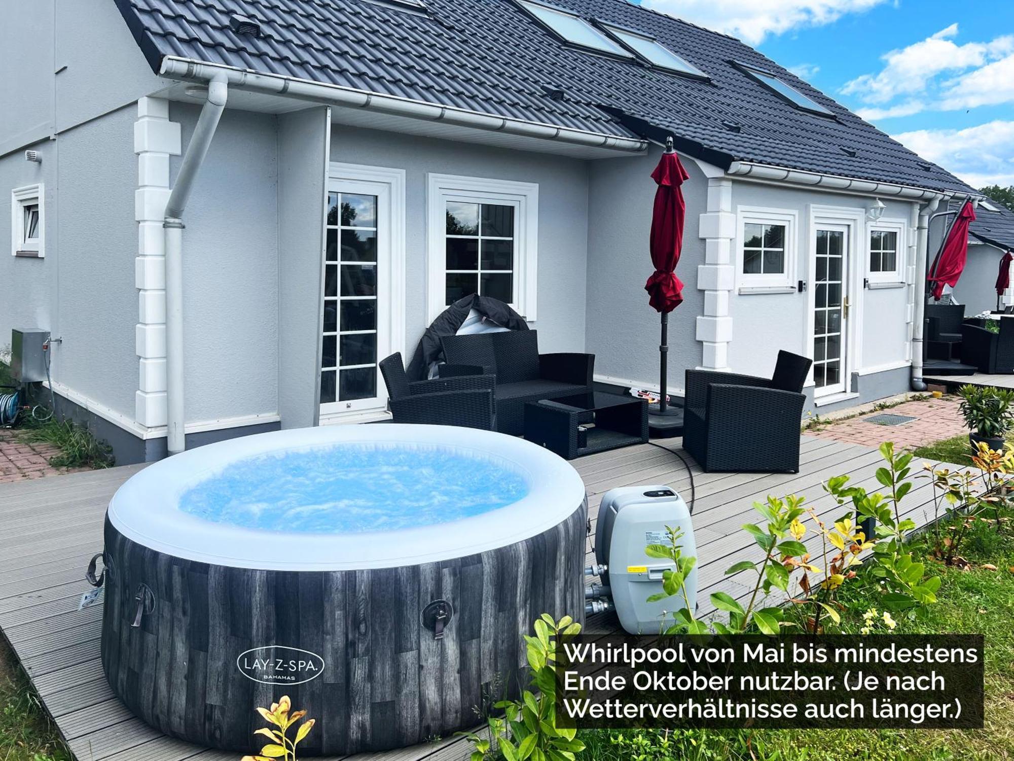 Ferienhaeuser Insel Usedom Haus Samara 8 - Blick Aufs Achterwasser! Whirlpool Und Sauna Lutow ภายนอก รูปภาพ