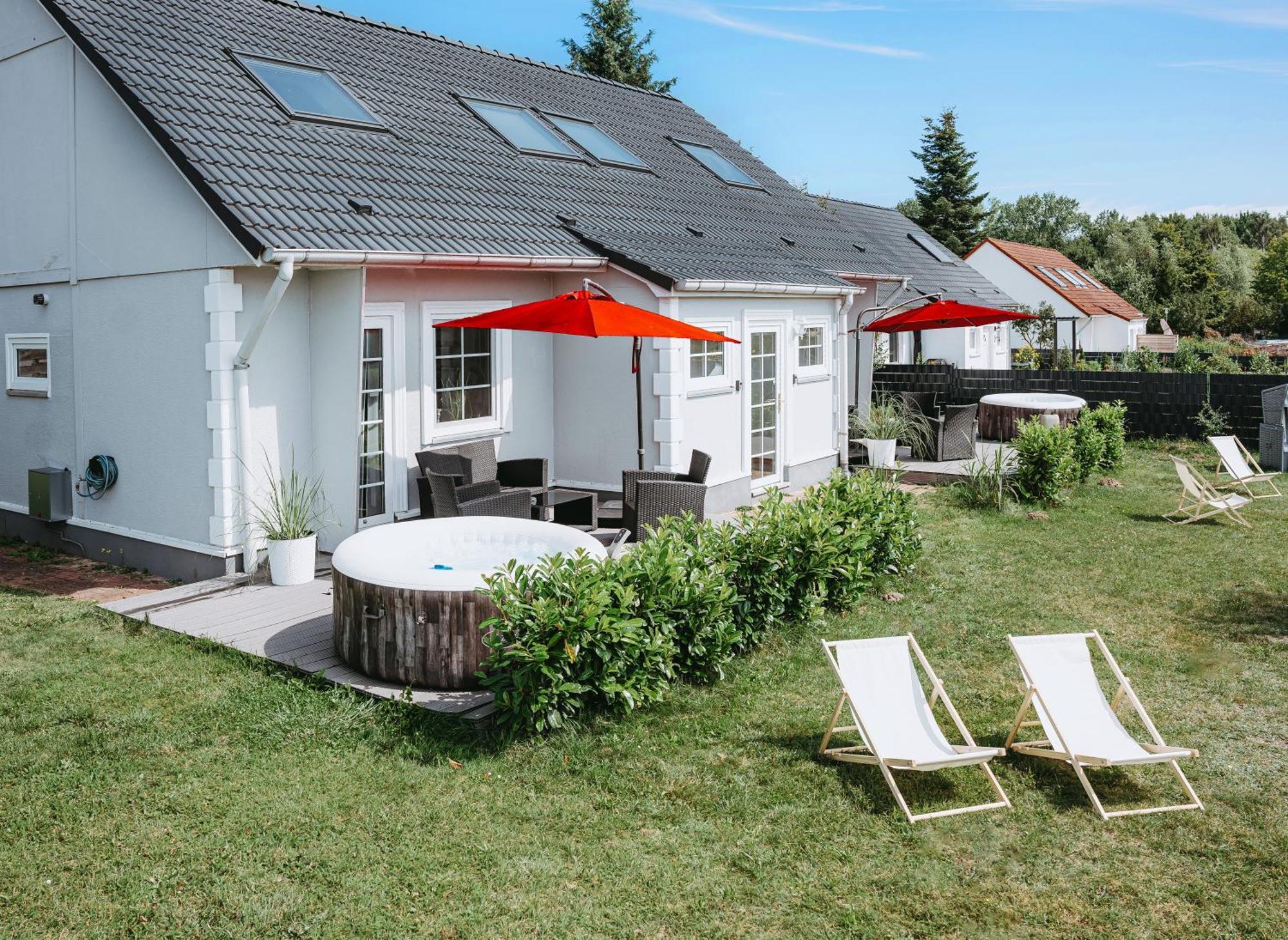 Ferienhaeuser Insel Usedom Haus Samara 8 - Blick Aufs Achterwasser! Whirlpool Und Sauna Lutow ภายนอก รูปภาพ